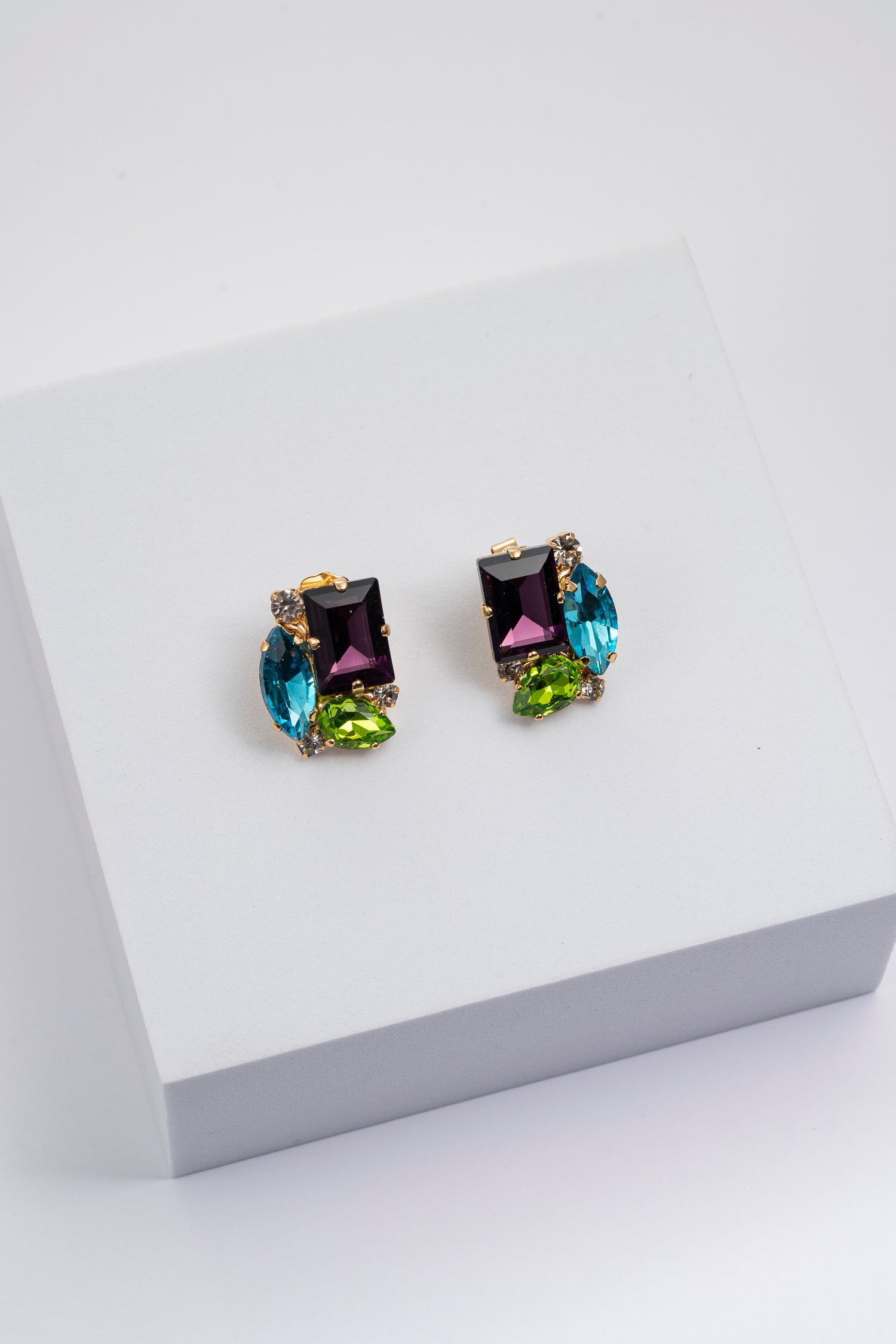 Orecchini con Cristalli Multicolore Incontro di Luce