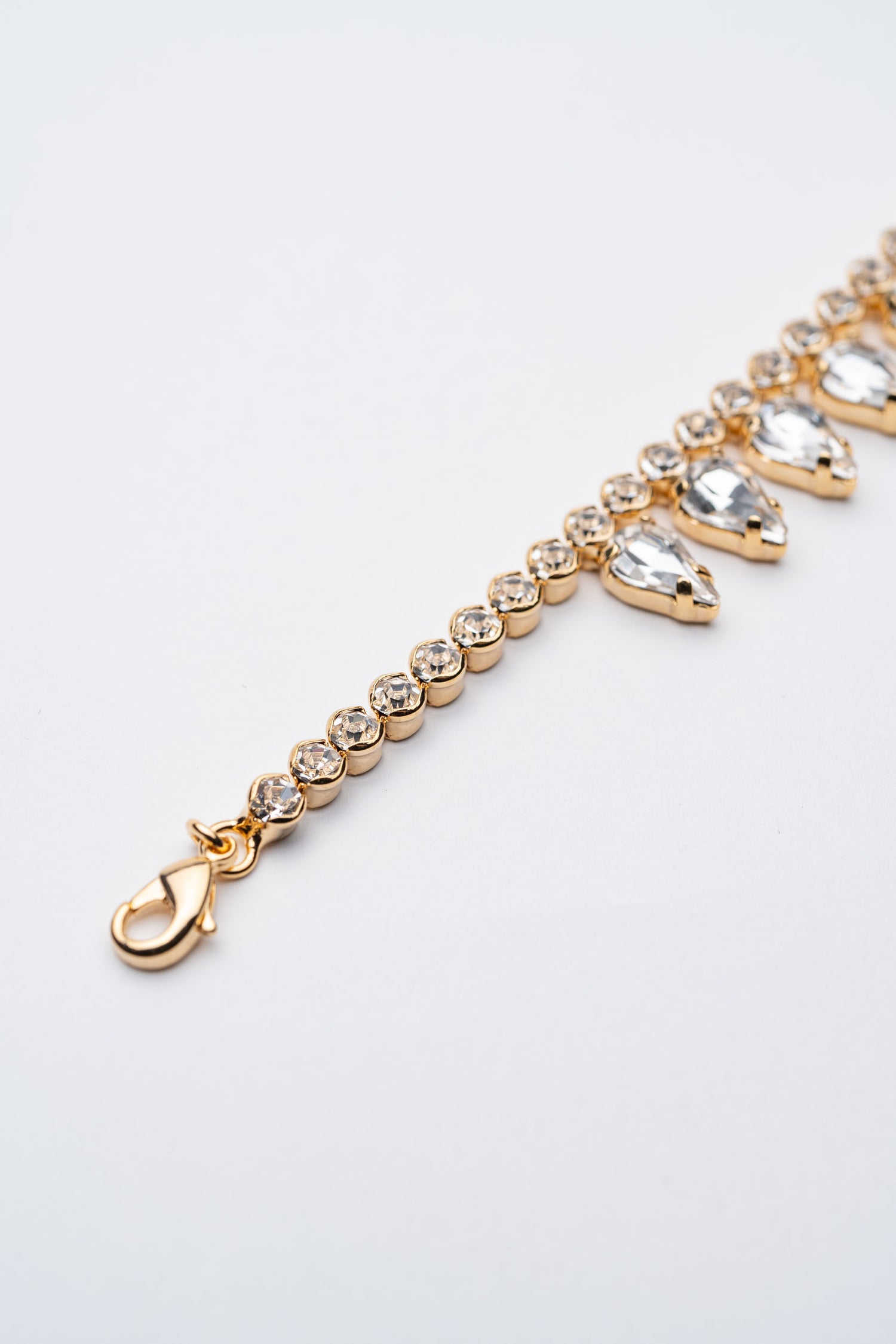 Bracciale con riflessi dorati e trasparenze - Gocce di cielo