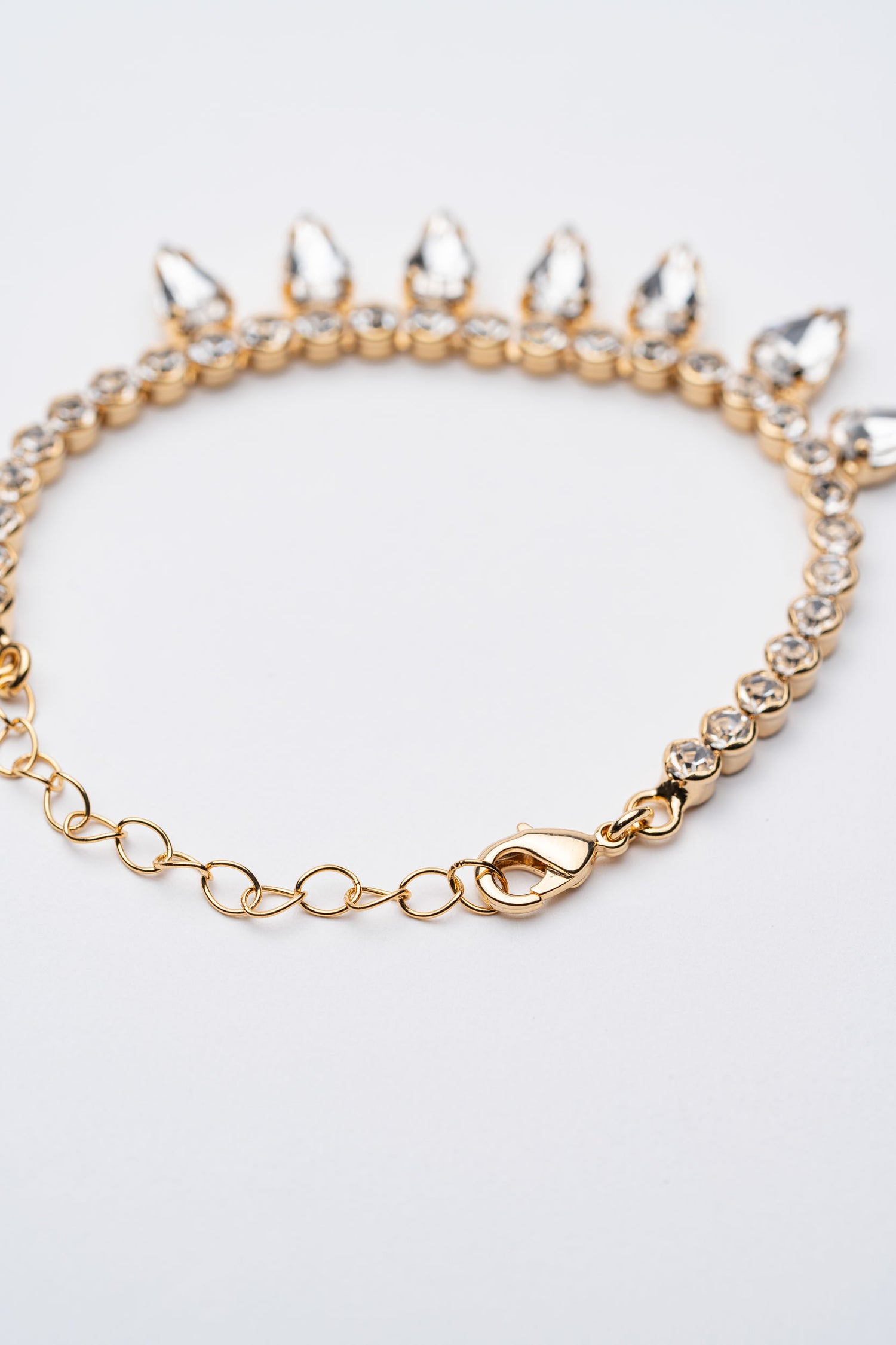Bracciale con riflessi dorati e trasparenze - Gocce di cielo