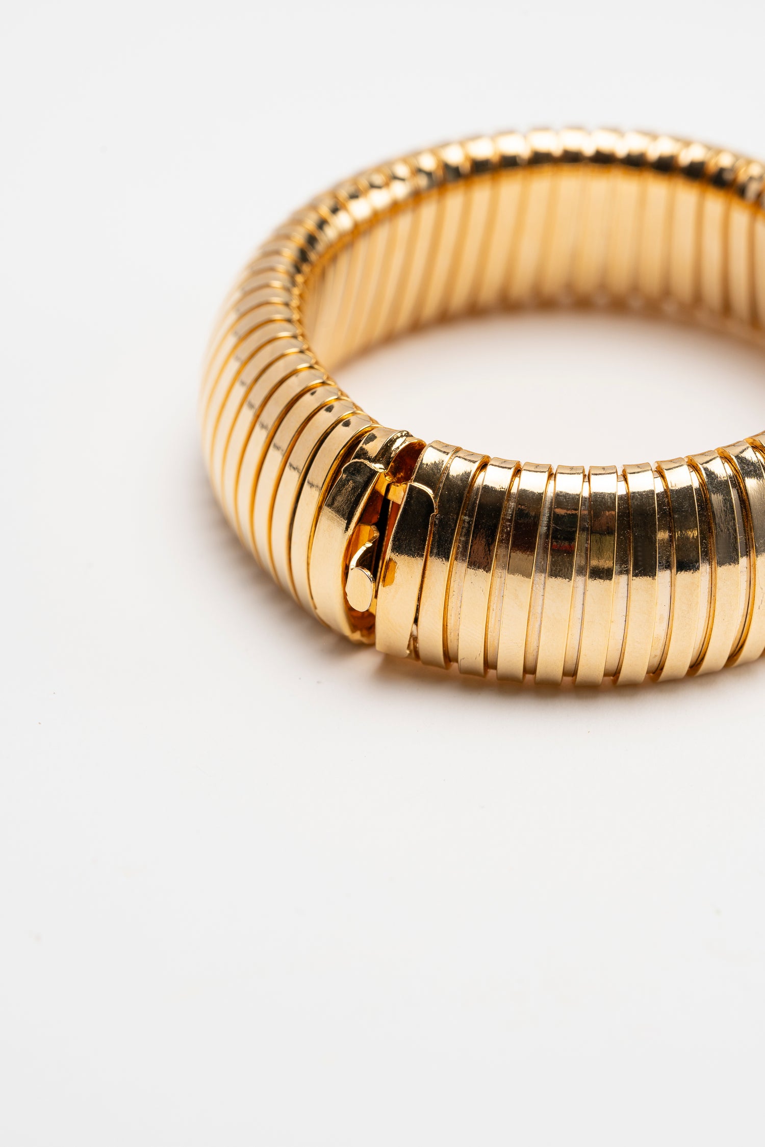 Bracciale Dorata Effetto Snake Big