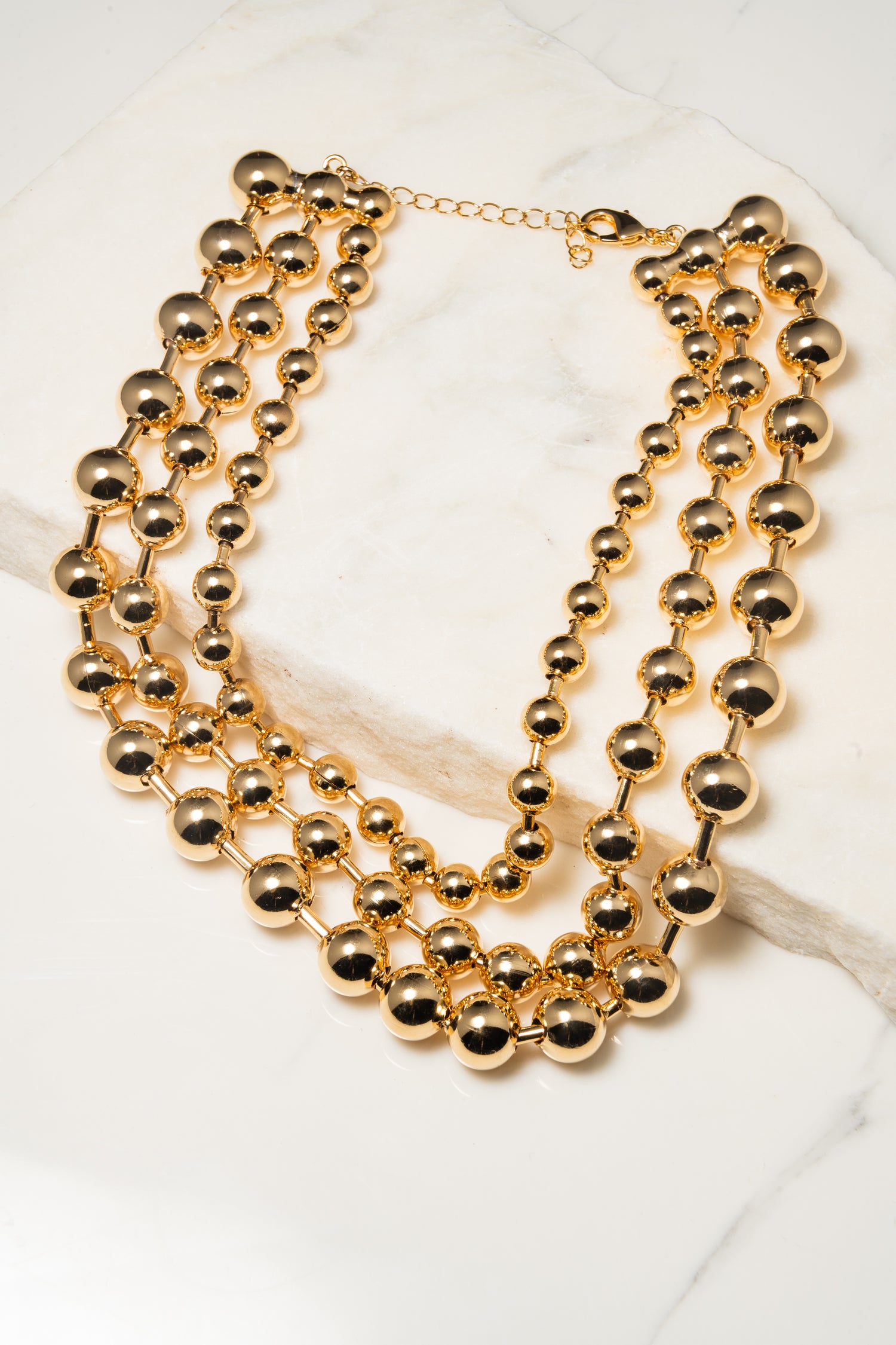 ORÉA Collana Multistrato a Sfere Graduated