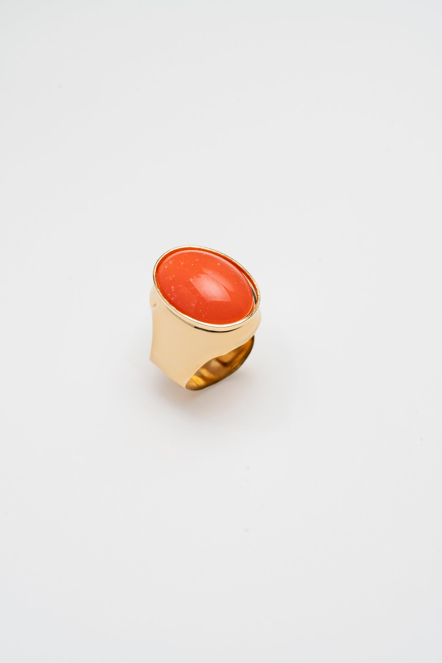 Anello Chevalier con Ovale Cabochon