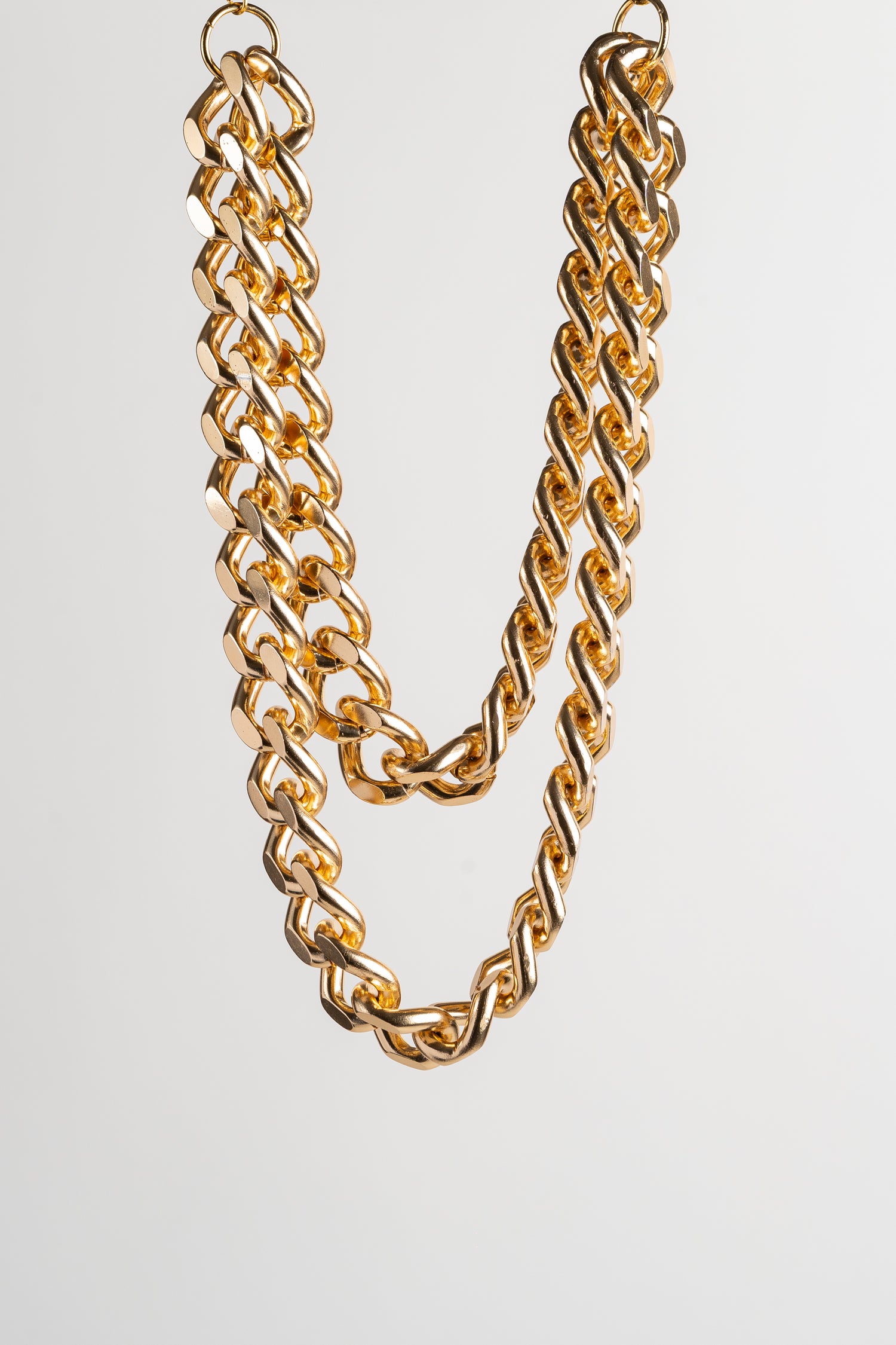 Collana Catena Dorata Maxi Maglie