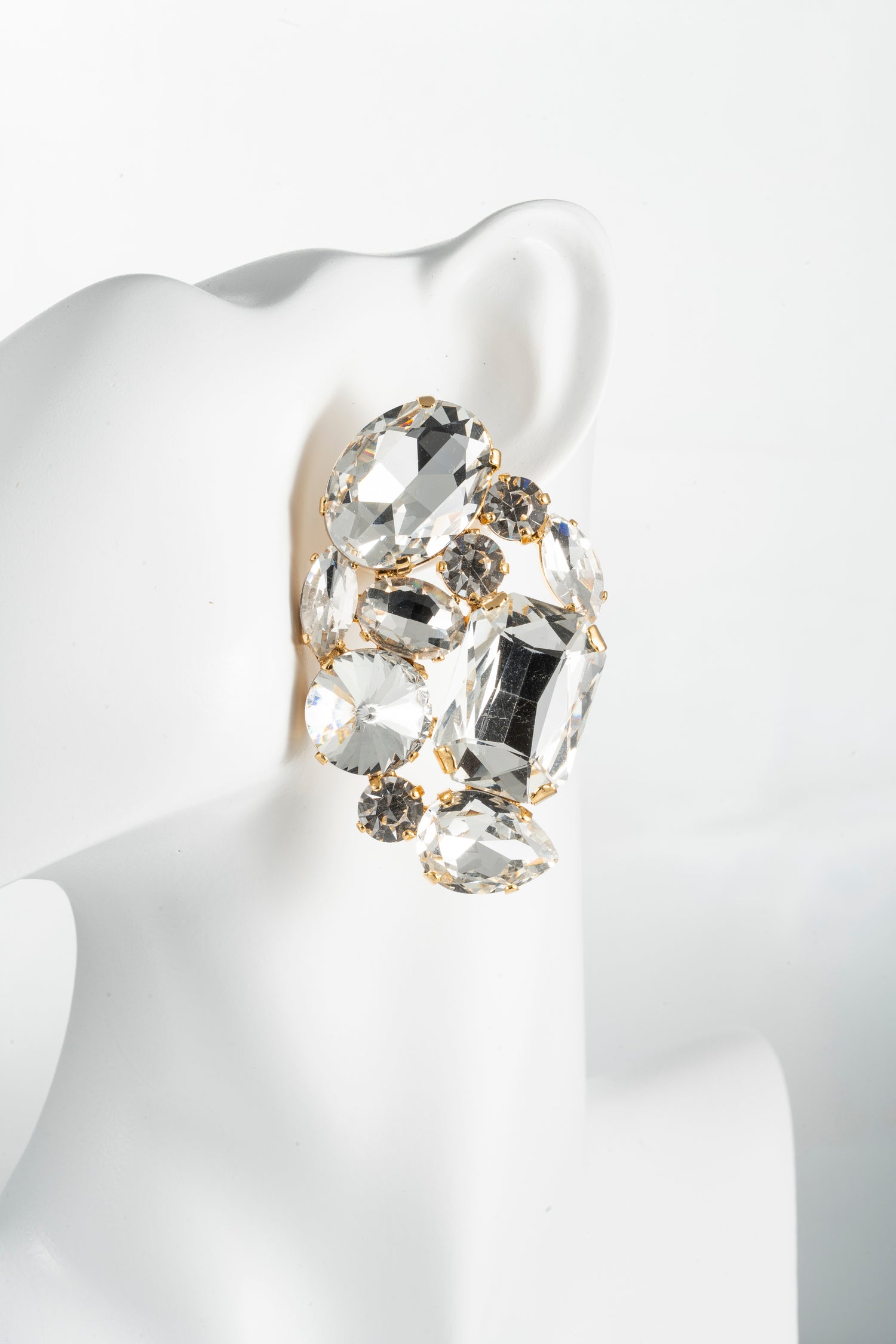 Orecchini Statement con Cristalli Crystal Storm