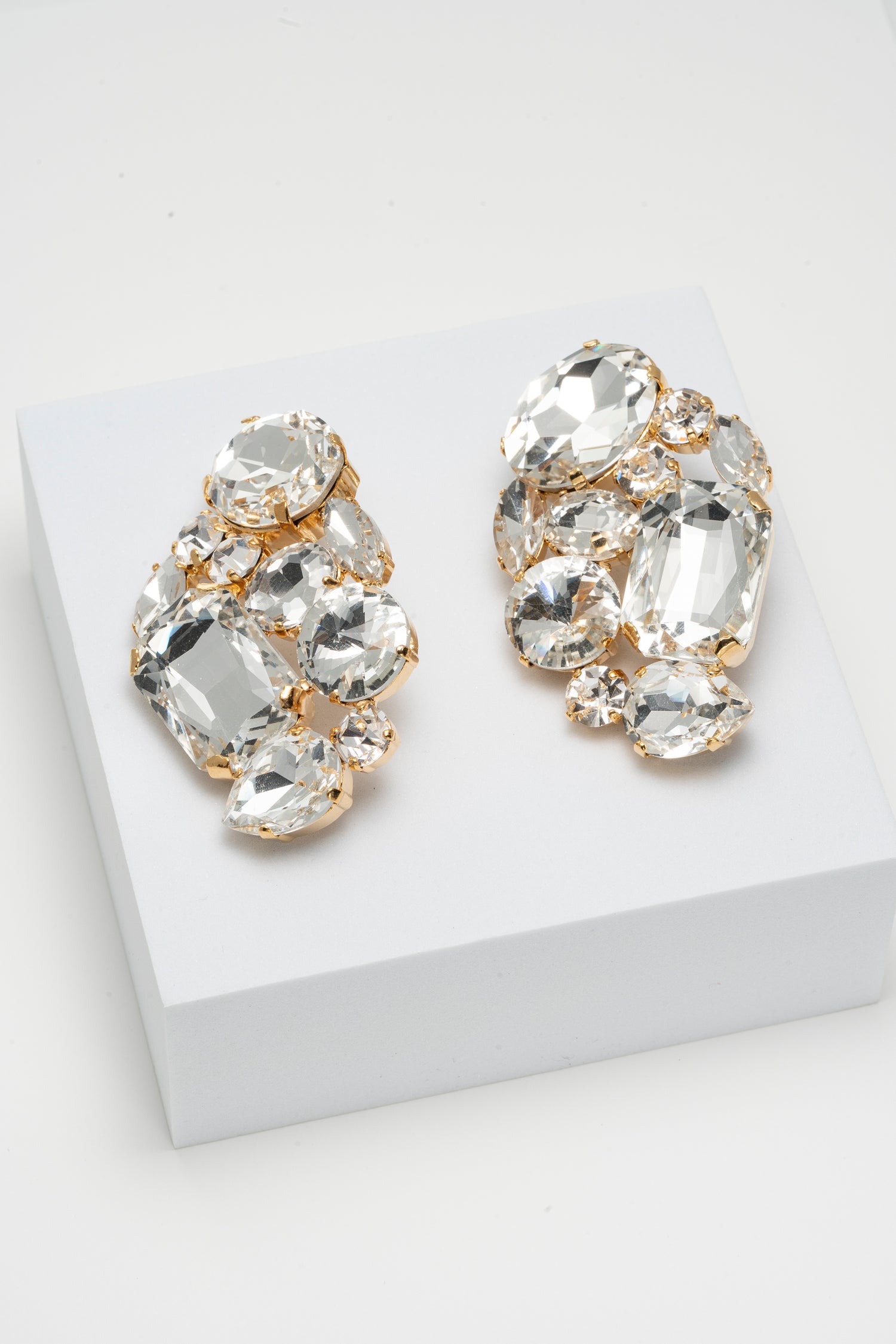 Orecchini Statement con Cristalli Crystal Storm