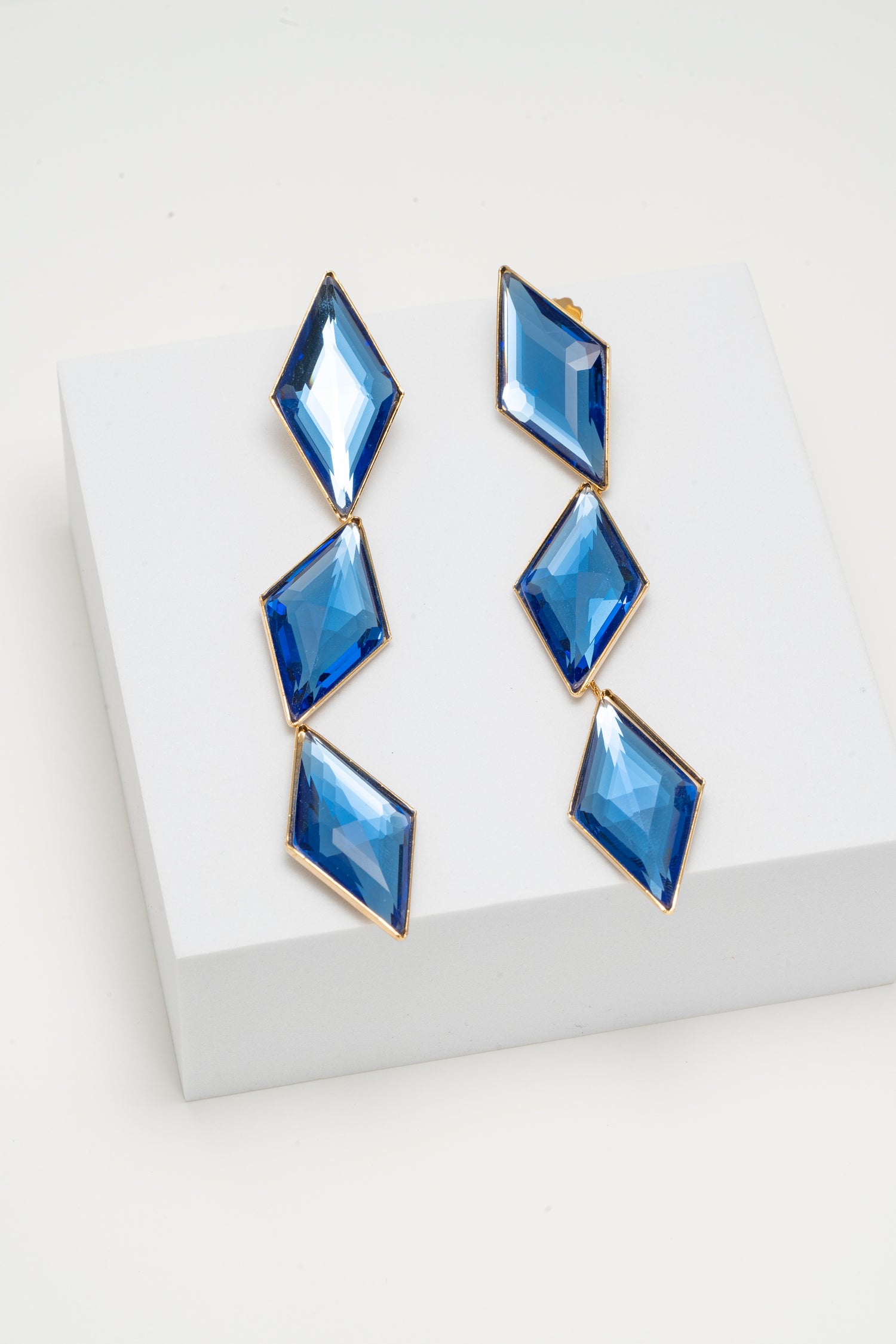 Orecchini Pendenti Zaffiro Blue Mirage