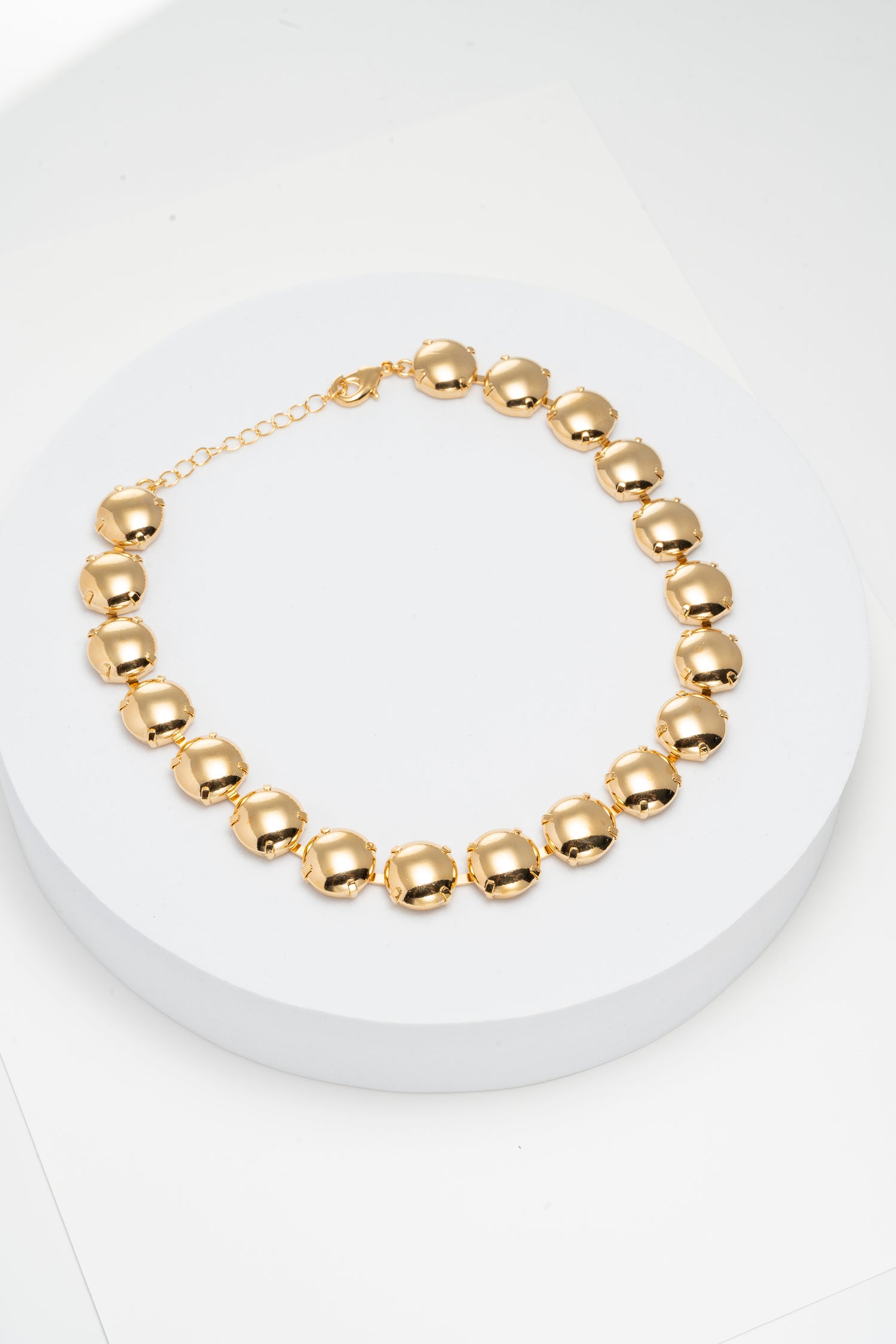 Collana Minimal in Oro Lucido Luce Pura