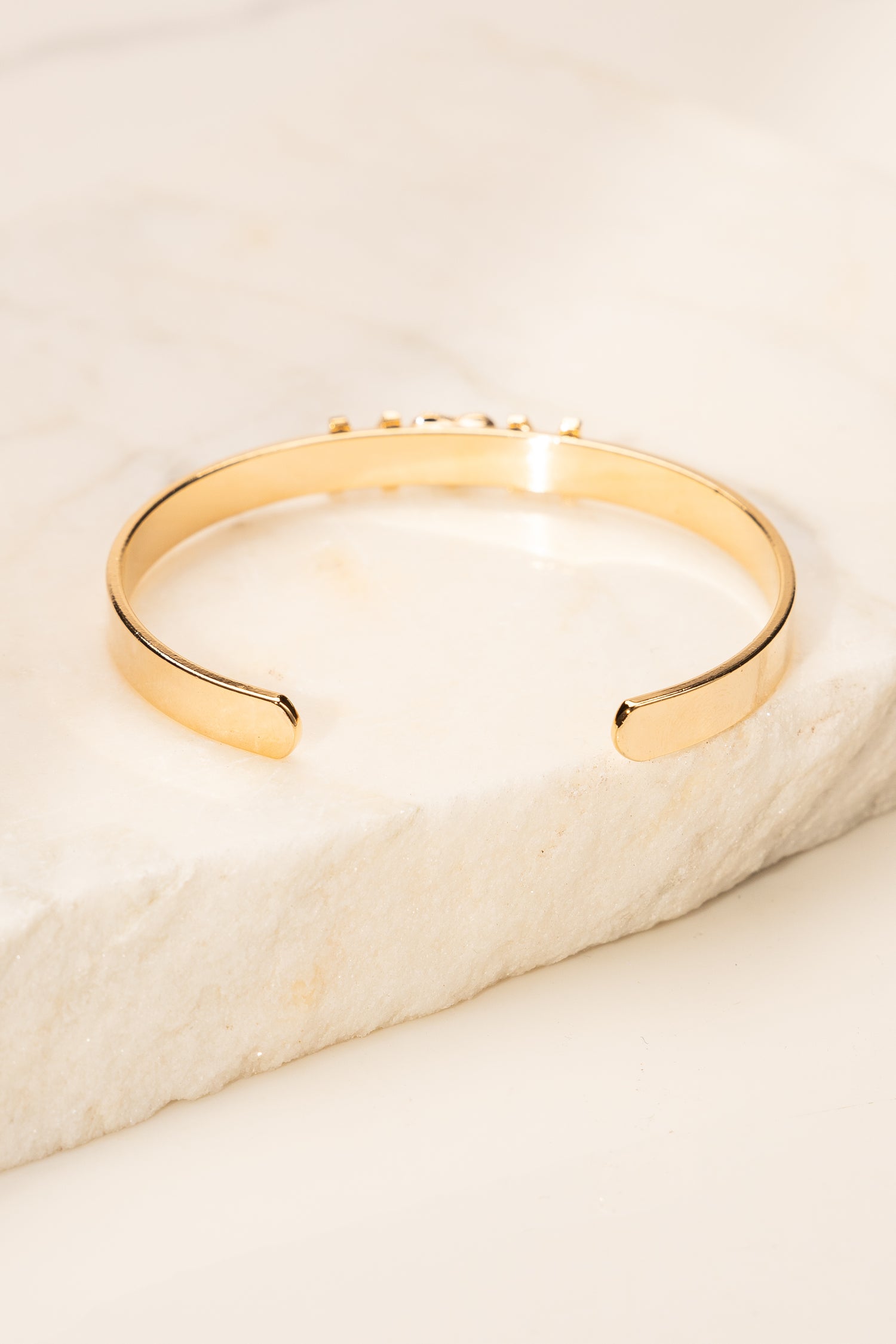 Bracciale Rigido Mamma con  cuore in zirconi