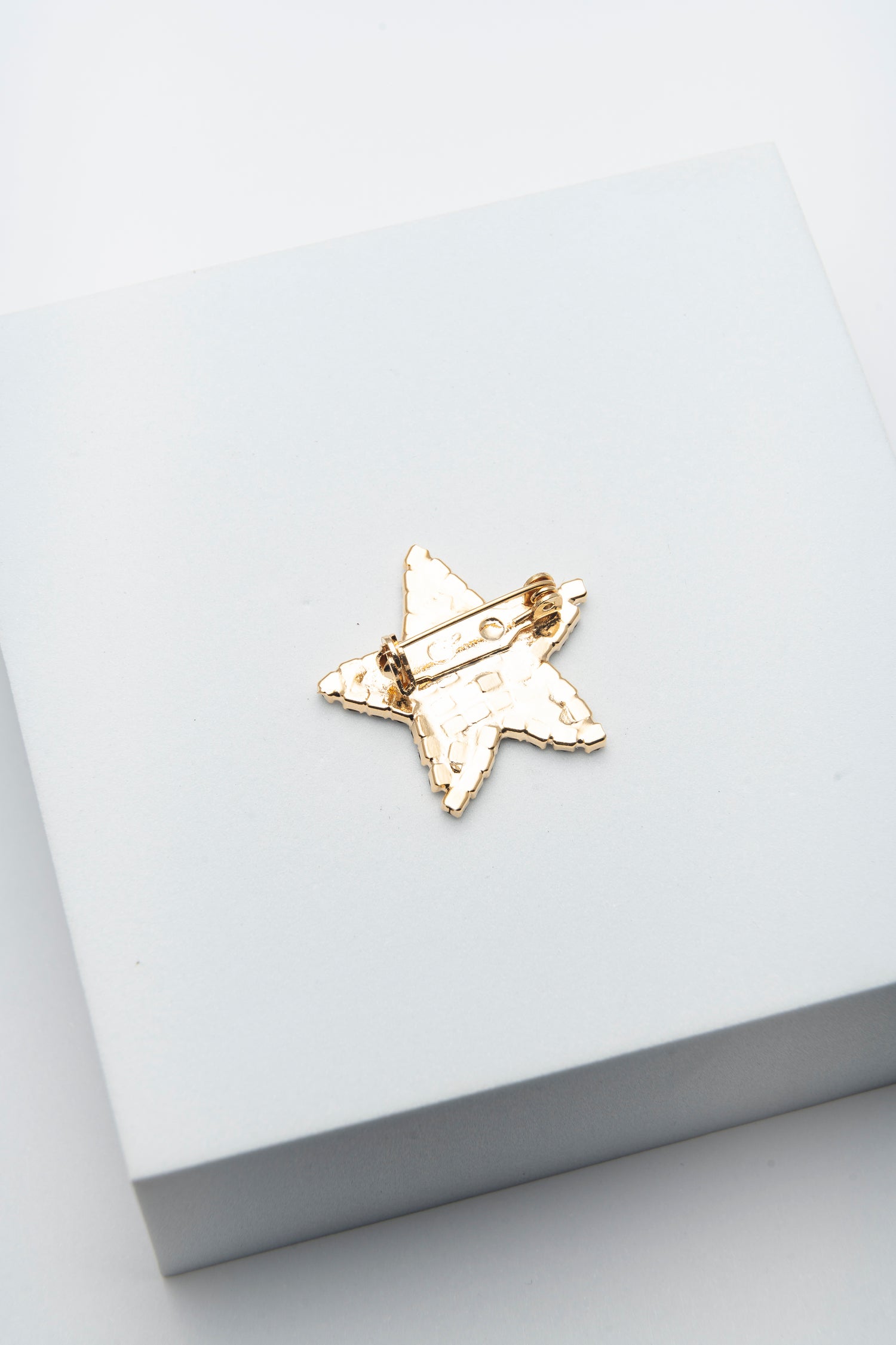 Spilla Stella in Cristalli Luminosi Crystal Star Shine