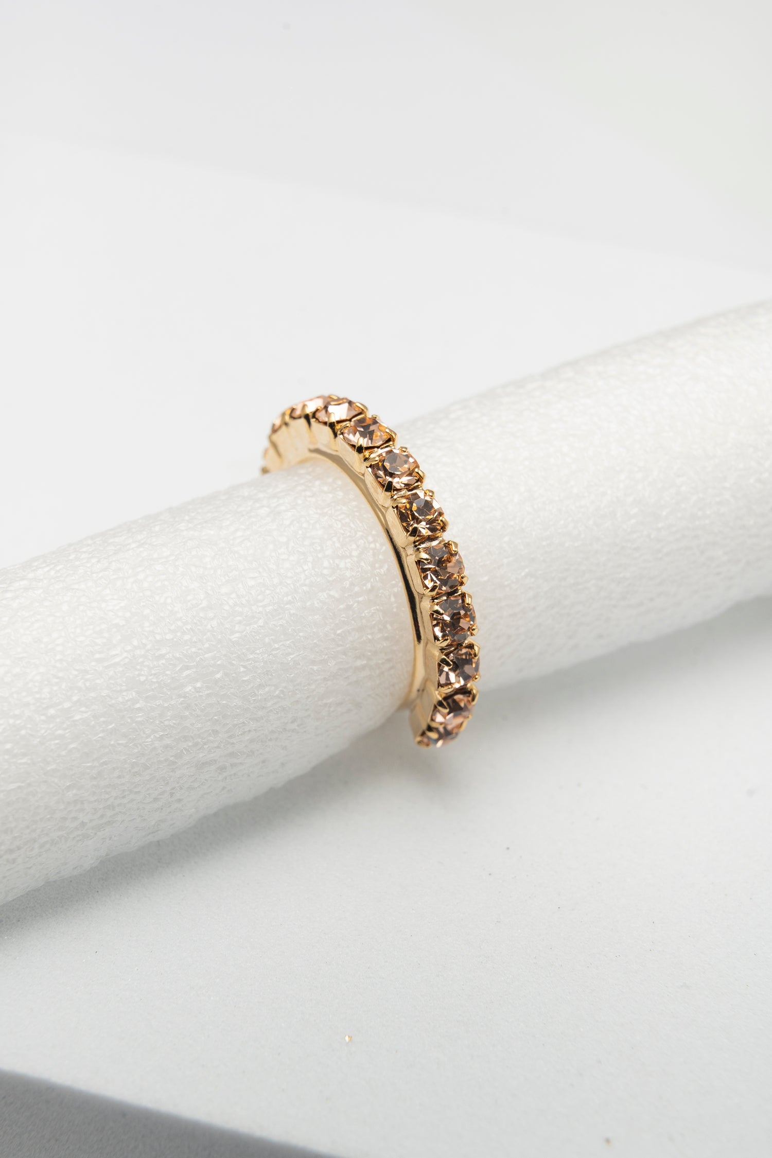 Arcobaleno d’Oro Verette con Cristalli Colorati