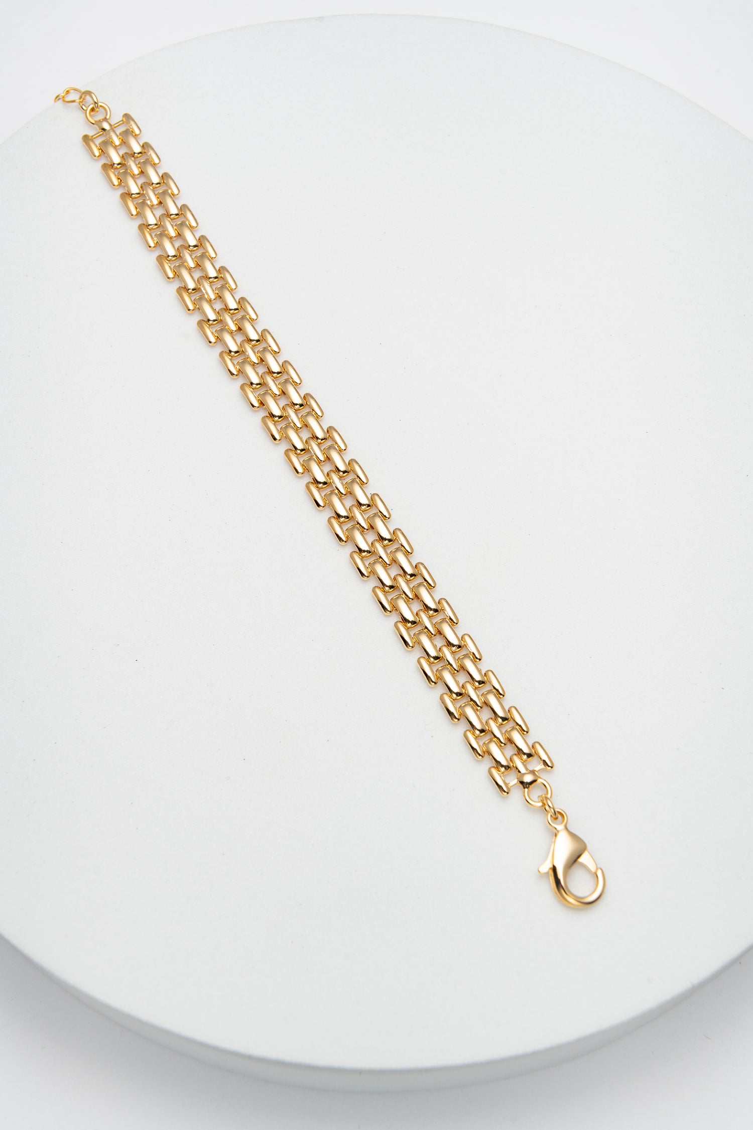 Bracciale Golden Icon  Maglia Intrecciata in Oro