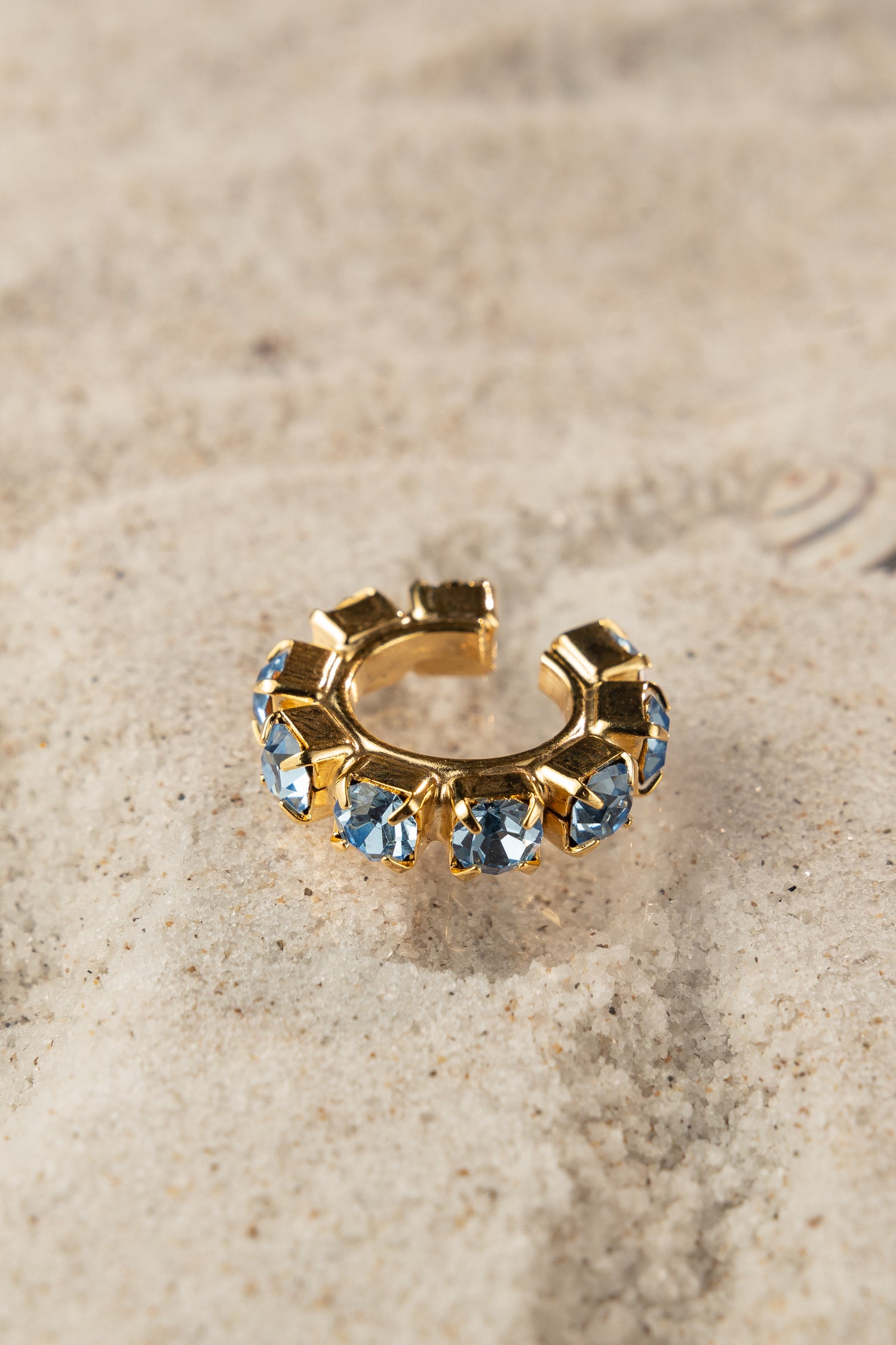 Crystal loop earcuff singolo