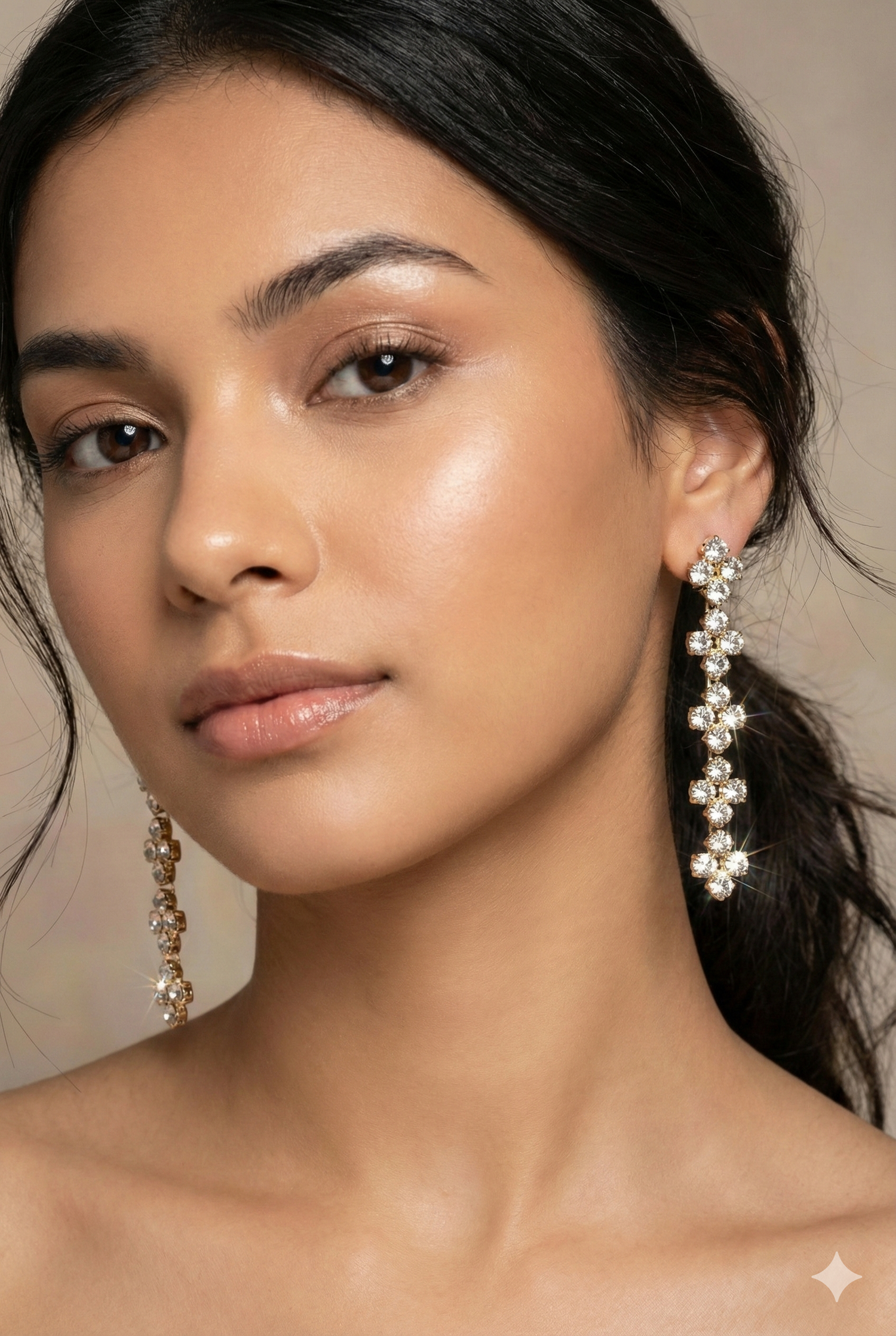 Orecchini FIORA  Pendenti Lunghi