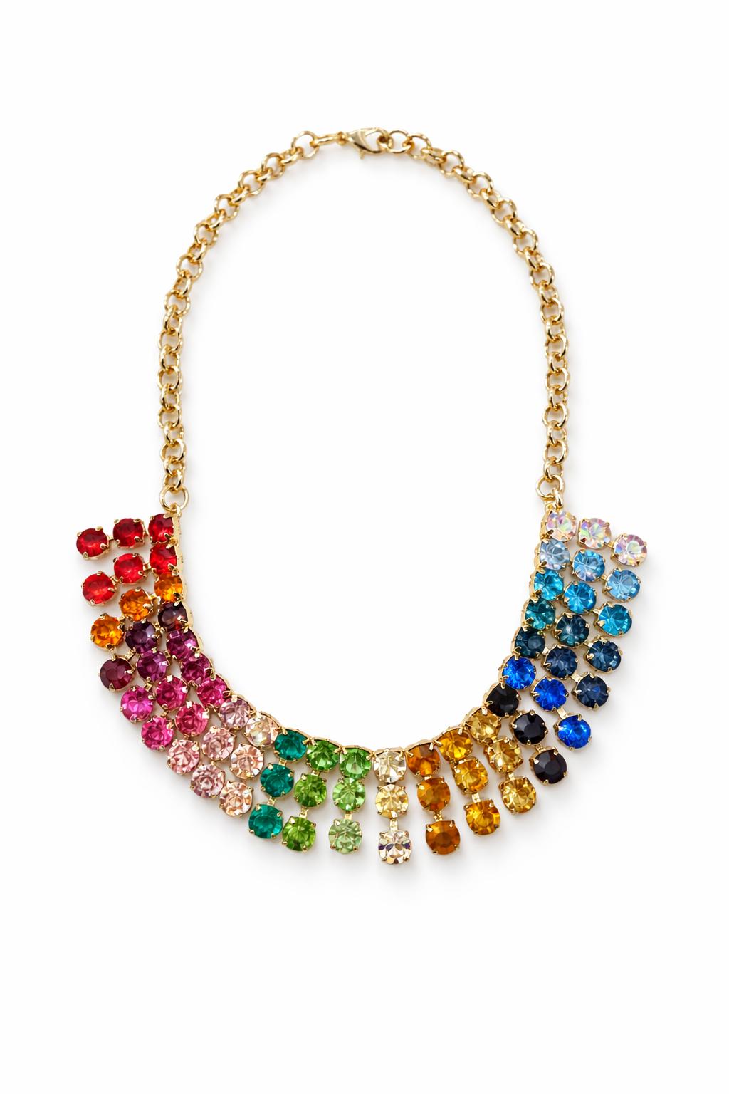 Collana in Cristalli Multicolor Armocromia